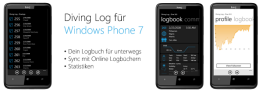 diving Log WP7